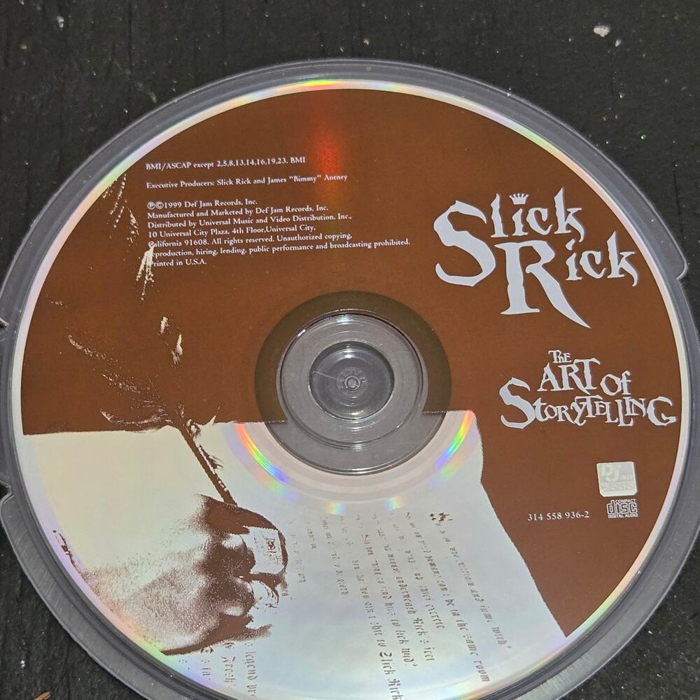 Vtg 1999 Slick Rick The Art of Storytelling CD Rap Hip Hop